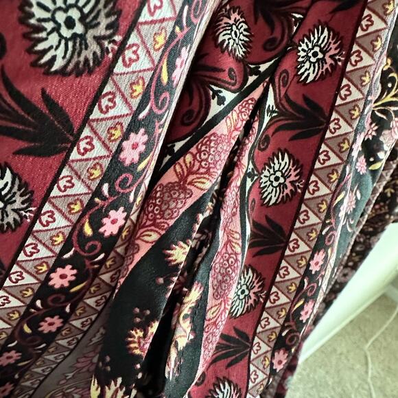 American Rag Cie Fit & Flare Dress | Hippie Boho Bell Sleeve Mini Dress | Size S - Picture 7 of 8